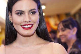 Letícia Lima na pré-estreia do filme 