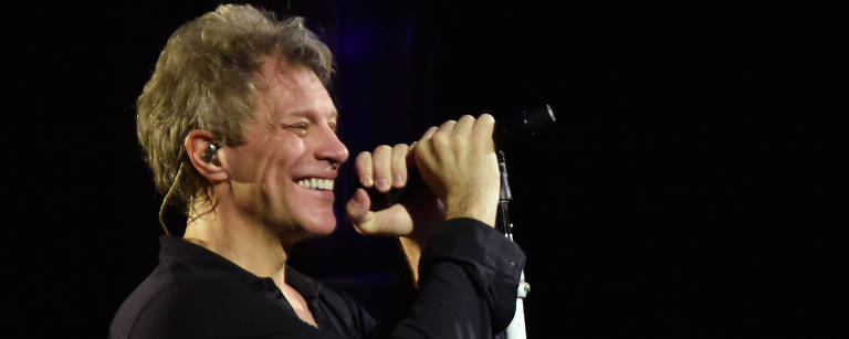 Bon Jovi em show – Mike Coppola - 3.dez.2016/AFP Bon Jovi em show – Mike Coppola - 3.dez.2016/AFP