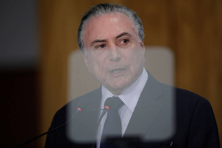 O presidente Michel temer durante evento no Palácio do Planalto