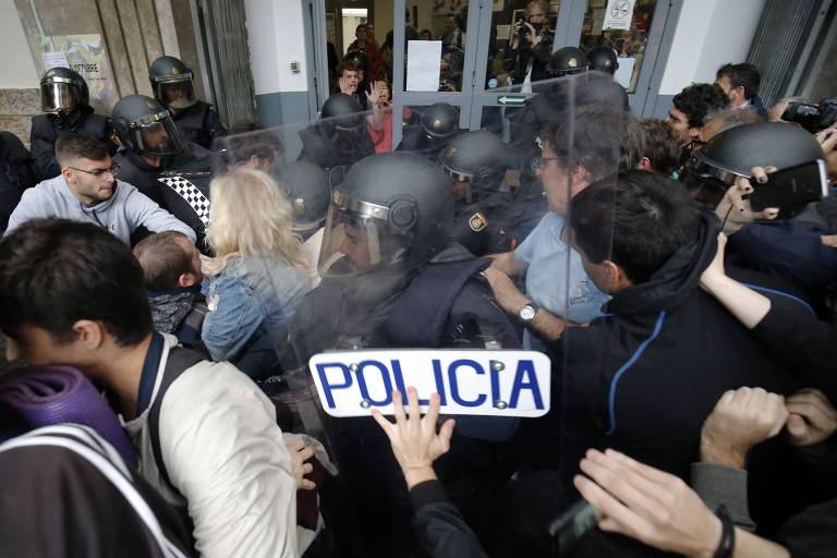 Manifestaes em plebiscito catalo