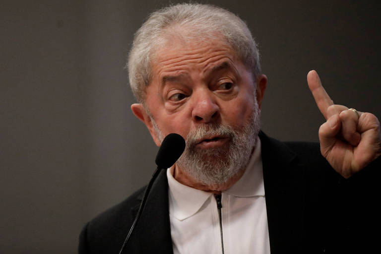 O ex-presidente Luiz Inácio Lula da Silva (PT), atualmente preso em Curitiba
