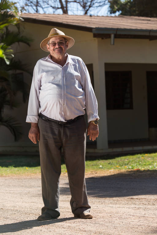 Sr. Winter, um dos fundadores da Vila Panambi