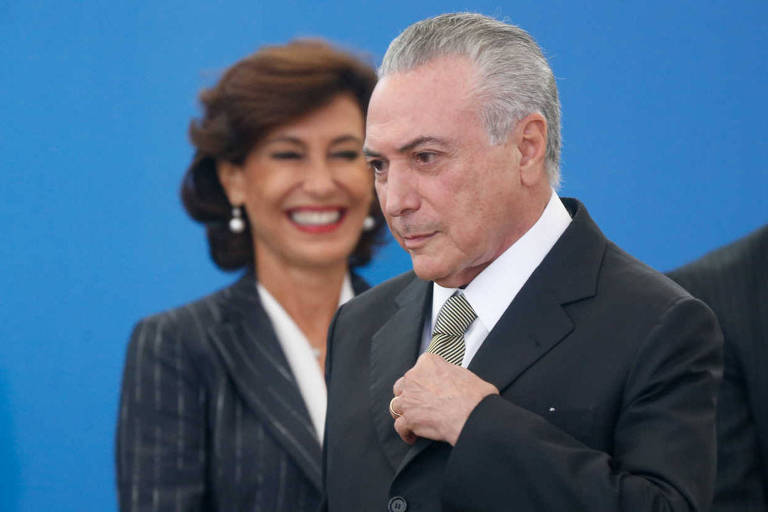 Presidente Michel Temer dá posse à presidente do BNDES, Maria Silvia Bastos Marques