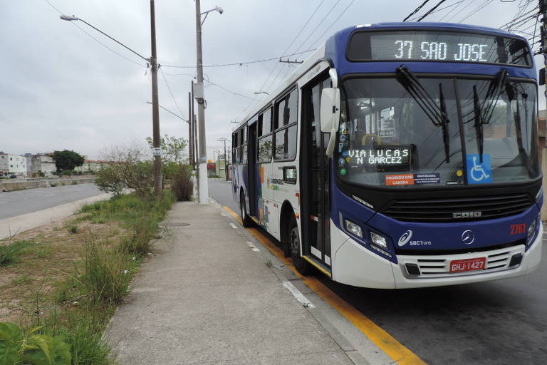 Novos ônibus em São Bernardo