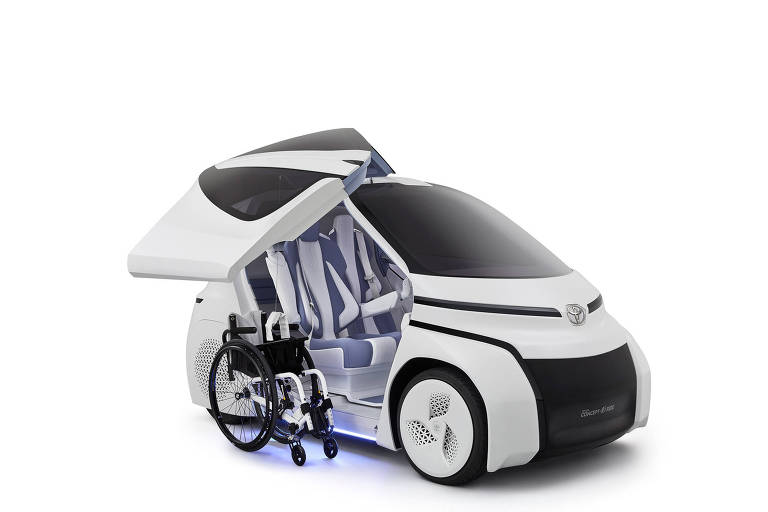 Toyota Concept-i Ride, carro conceito pensado para cadeirantes 