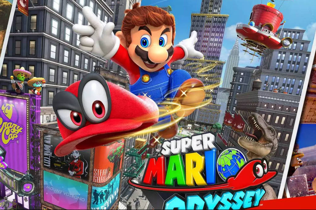 Super Mario Odyssey para Nintendo Switch - Jogos de Plataforma