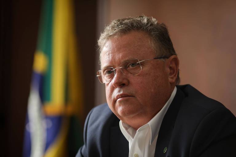 Blairo Maggi, ministro da Agricultura Pecuária e Abastecimento, durante entrevista em Brasília
