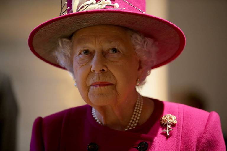 A rainha britânica, Elizabeth 2ª, em evento no Museu Britânico, em Londres