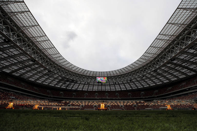 Cerimônia de abertura da Copa do Mundo da Rússia - 14/06/2018 - Futebol -  Fotografia - Folha de S.Paulo