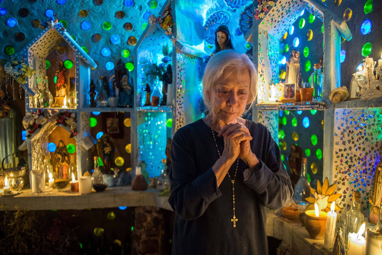 Mercedes ( Fernanda Montenegro) em cena da novela 'O Outro Lado do Paraíso'