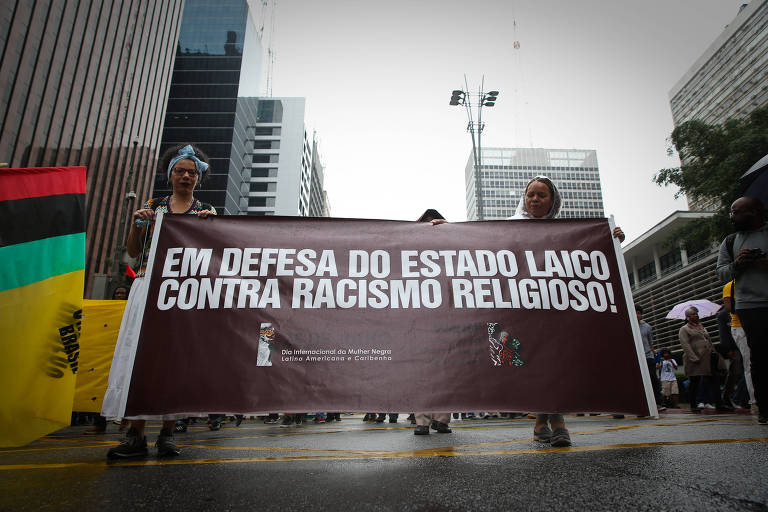Marcha da Consciência Negra na Avenida Paulista