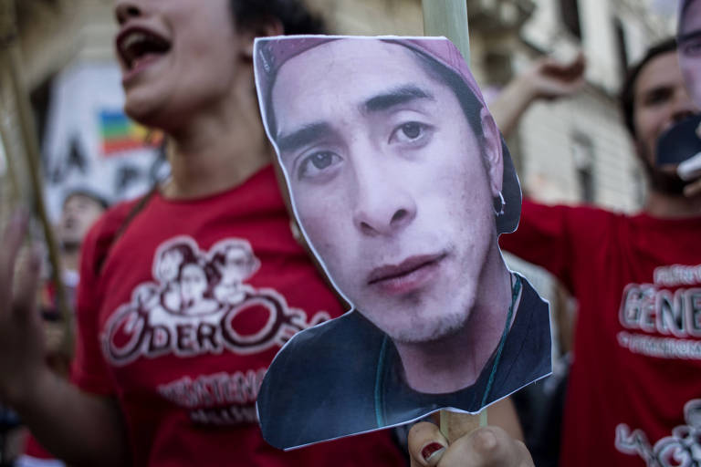 Manifestantes protestam em Buenos Aires contra a morte de Rafael Nahuel em uma operao policial