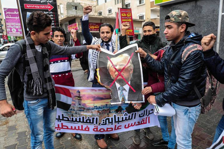 Protestos contra Donald Trump no Oriente Mdio