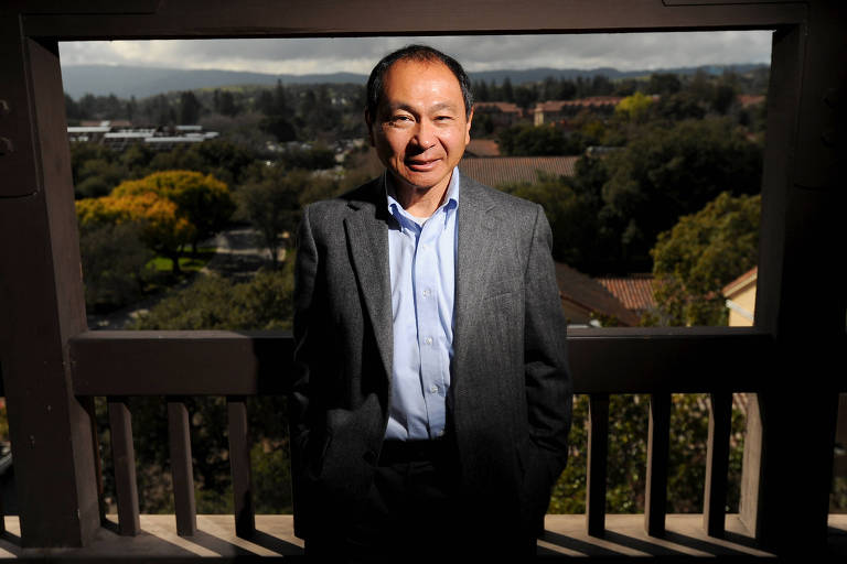 Francis Fukuyama, cientista político e professor da Universidade de Stanford, em Stanford