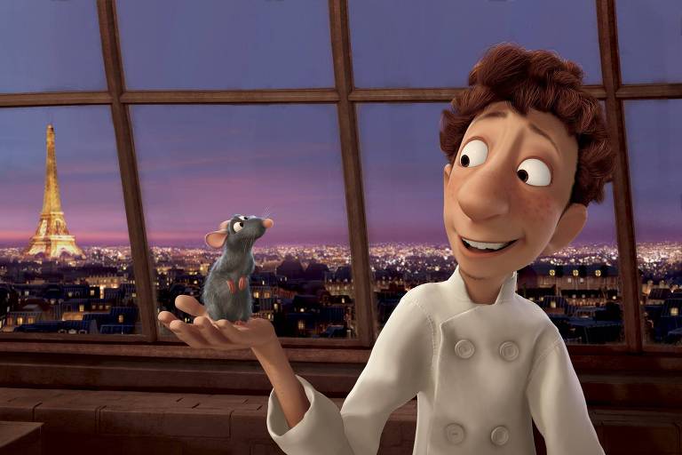 Cena da animao da Disney 'Ratatouille' (2007), dirigido por Brad Bird