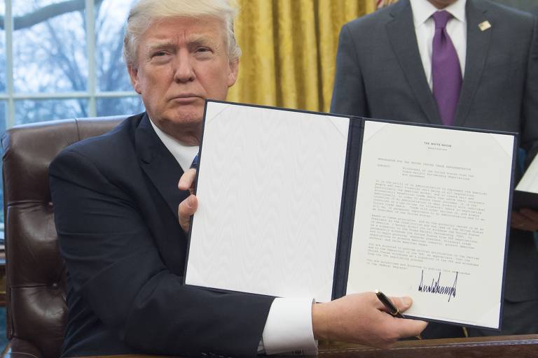 President Donald Trump Signs Executive Orders