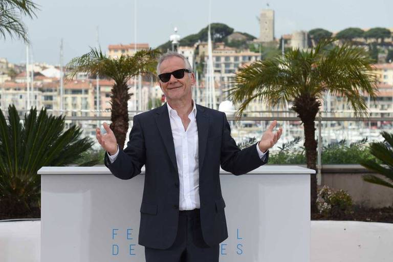 Thierry Frmaux posa durante o Festival de Cannes