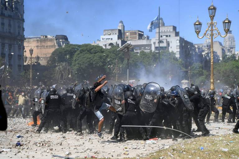 Greve geral e protestos na Argentina