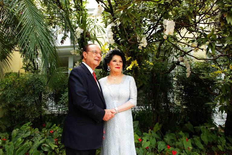 Almoço em comemoração aos 60 anos de casamento do deputado Paulo Maluf e Sylvia Maluf