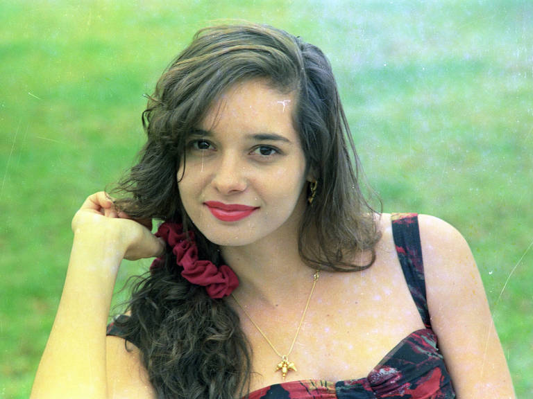 A atriz Daniela Perez posa para foto no Rio de Janeiro, em setembro de 1992