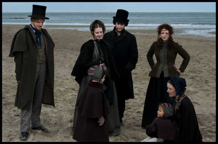 Cena do filme "O Jovem Karl Marx" ("Le jeune Karl Marx"). Direção: Raoul Peck. Elenco: August Diehl, Stefan Konarske, Vicky Krieps.