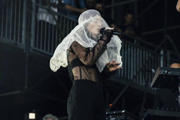 A cantora Lorde em show em Nova York, em junho passado