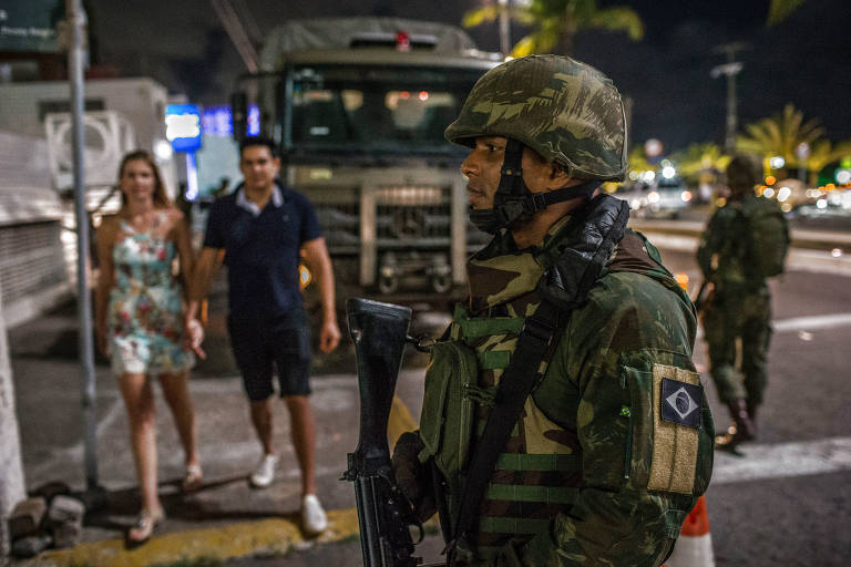 Foras Armadas patrulham as ruas no Rio Grande do Norte