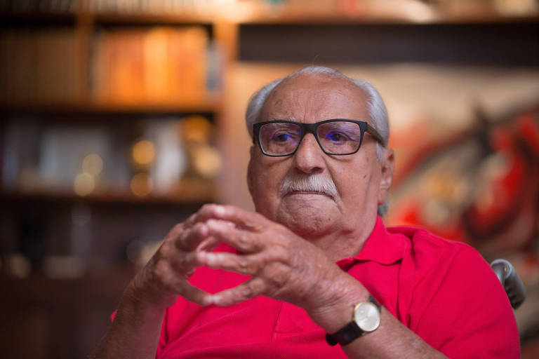 Jornalista, escritor e comentarista Carlos Heitor Cony aos 91 anos, 6 jan.