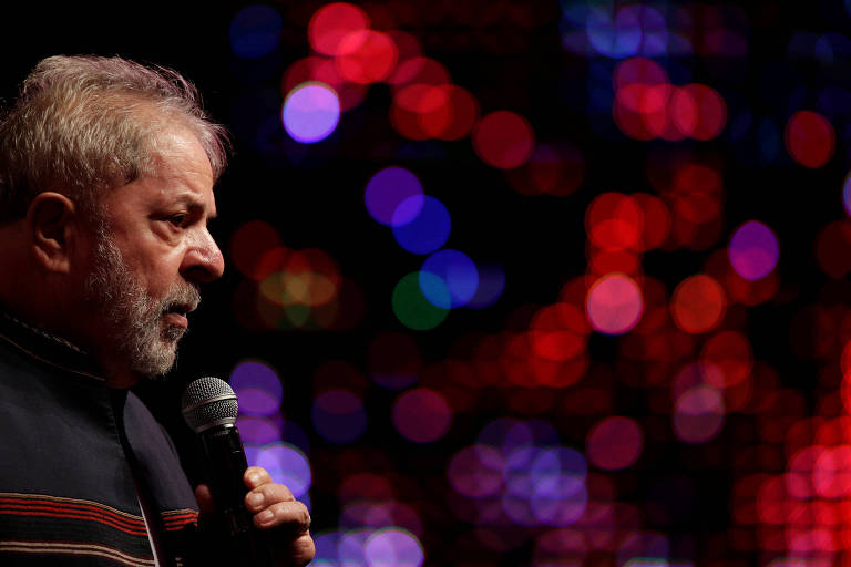 O ex-presidente Lula durante evento no Rio, em janeiro deste ano