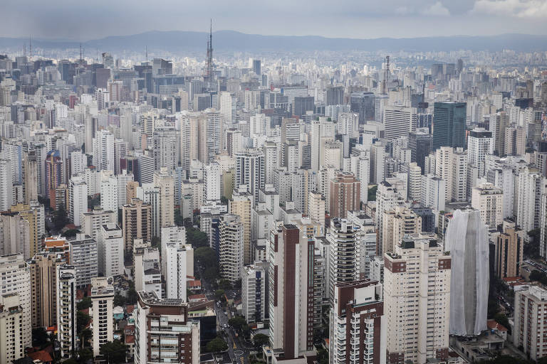 Imagens aéreas de São Paulo