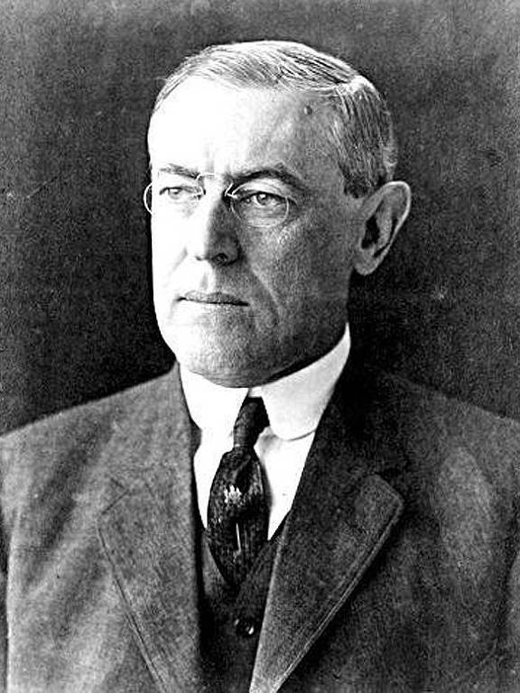 ORG XMIT: 100701_0.tif O ex-presidente norte-americano Woodrow Wilson (1913-21). Woodrow ganhou o Prêmio Nobel da Paz em 1919 pelos seus esforços para o Fim da Primeira Guerra Mundial (Foto: Reprodução)