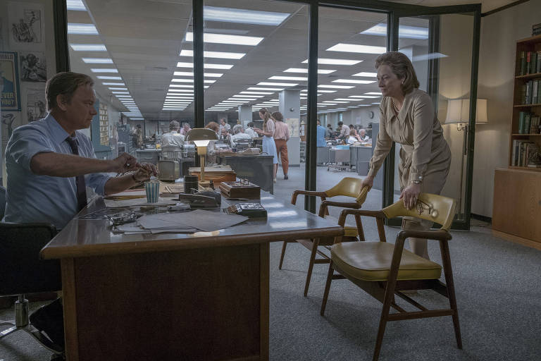 Cena do filme "The Post: A Guerra Secreta"