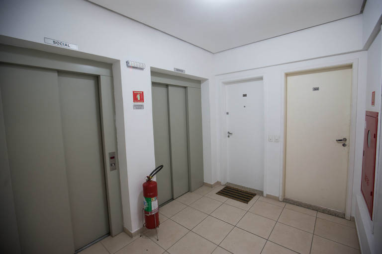 Interior do Edifício Solaris, onde esta localizado triplex (apartamento 164) atribuído ao ex-presidente Lula