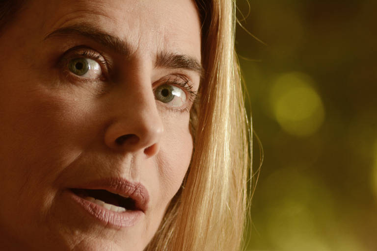 A atriz Maitê Proença no hotel Emiliano, em São Paulo, durante entrevista para a coluna Mônica Bergamo, em janeiro de 2018. 