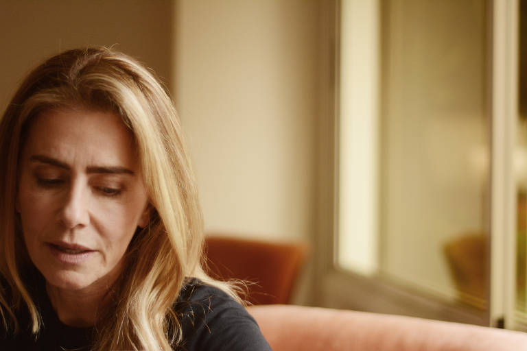 A atriz Maitê Proença no hotel Emiliano, em São Paulo, durante entrevista para a coluna Mônica Bergamo, em janeiro de 2018. 