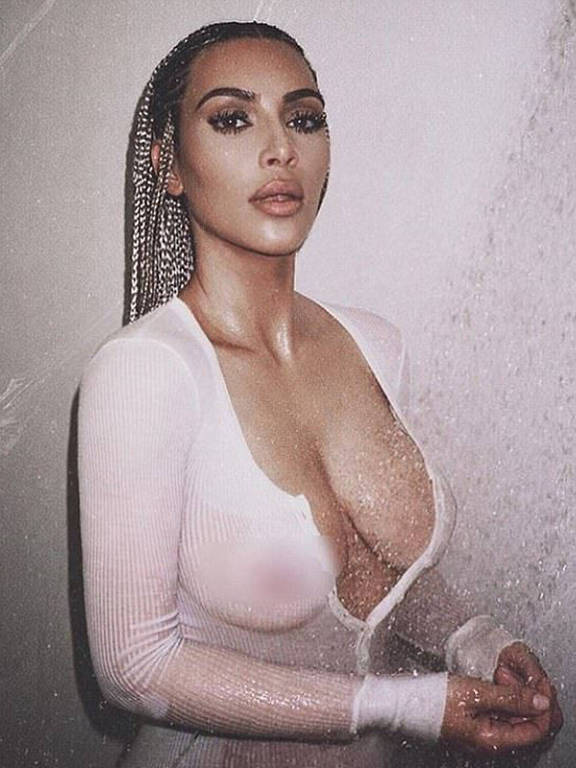 Ensaio sensual de Kim Kardashian