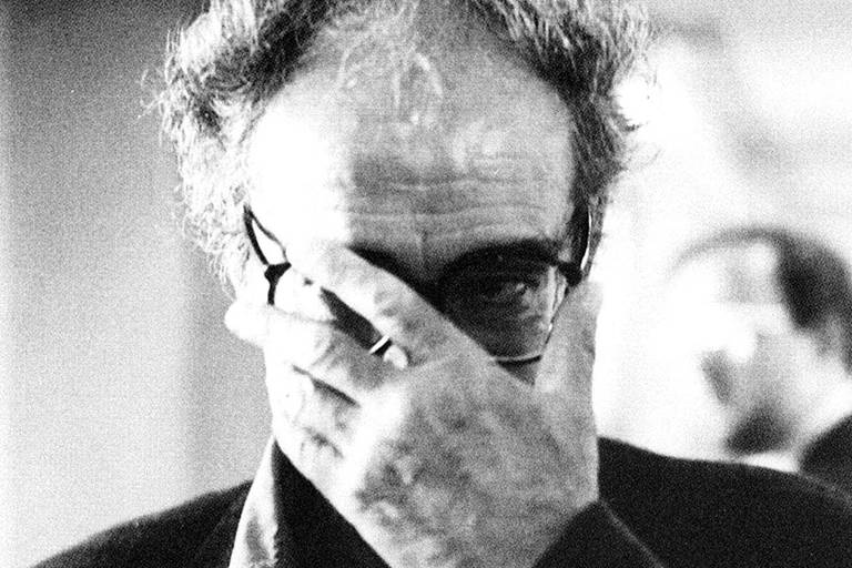 O cineasta Jean Luc Godard,  diretor de “Acossado” e “Pierrot le Fou"
