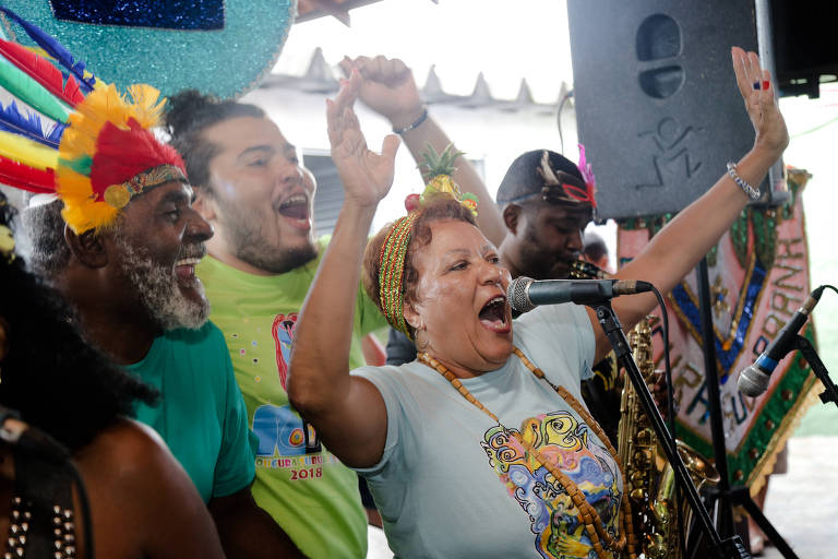 Evento para escolha do samba do bloco Loucura Suburbana, no Rio de Janeiro