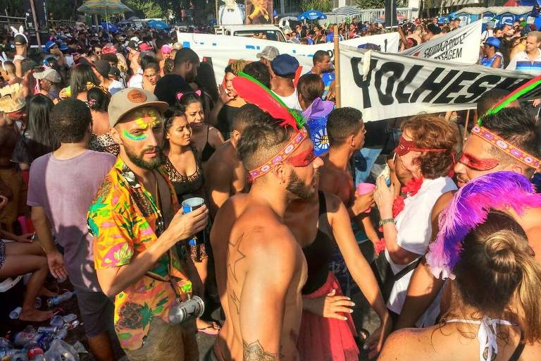 Desfile da Banda de Ipanema, no Rio