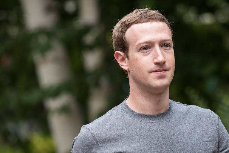 Mark Zuckerberg, presidente-executivo do Facebook, em Sun Valley, Idaho