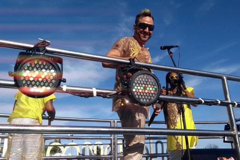 Bloco Olodum se prepara para apresentao em Salvador