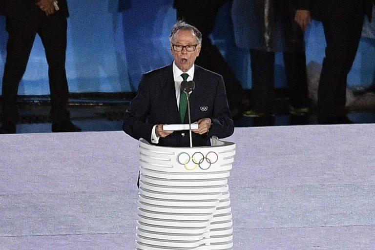 Carlos Arthur Nuzman discursa no encerramento da Olimpíada do Rio