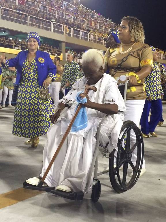 Luzia Faria, 92, primeira compositora mulher da Paraso de Tuiuti