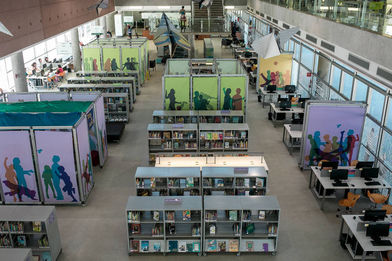 Biblioteca São Paulo, no Parque da Juventude, em SP