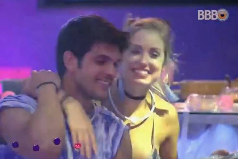 Jéssica e Lucas no BBB