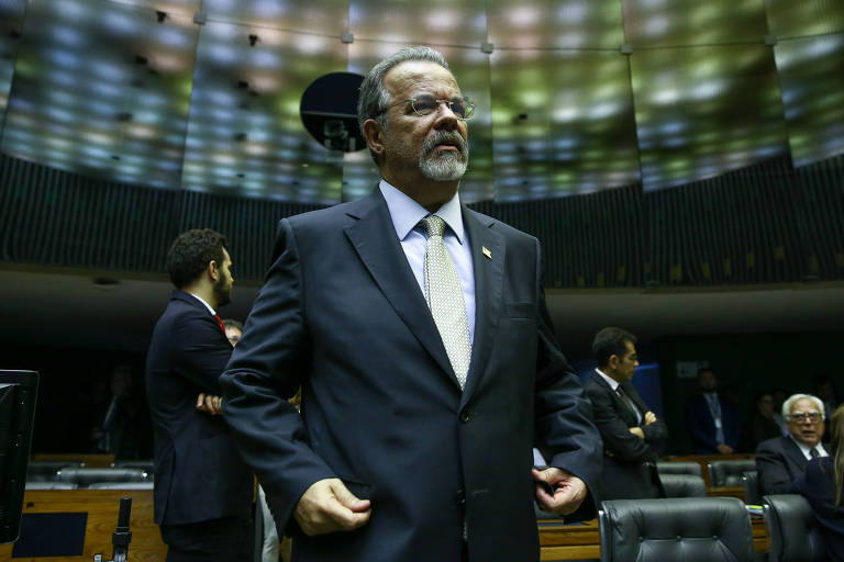 O ministro da Defesa, Raul Jungmann, acompanha na Câmara votação do decreto de intervenção na segurança público no Rio