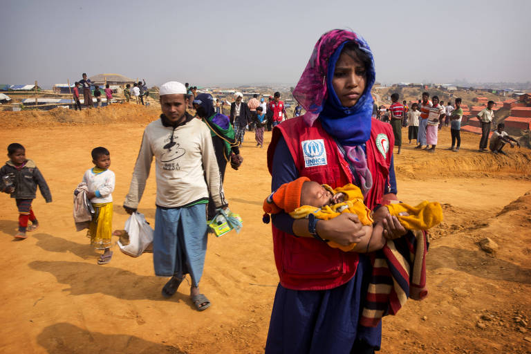 Os refugiados rohingyas continuam chegando a Bangladesh