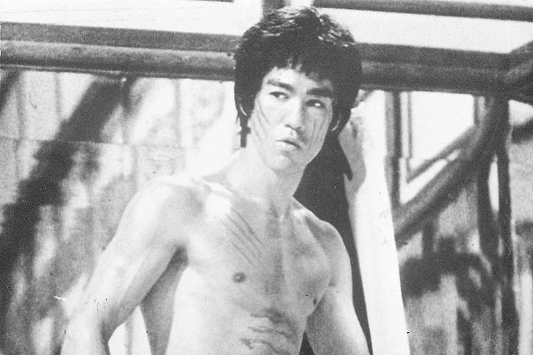 O ator Bruce Lee (1940-1973)