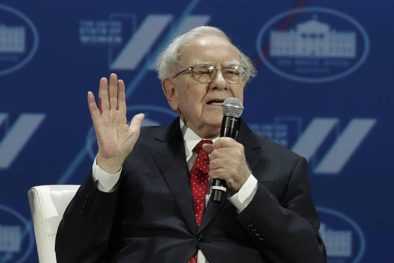Warren Buffett durante evento em Washington 