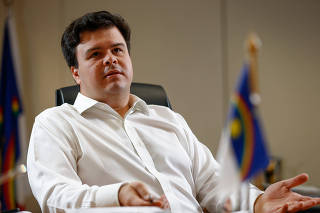 O ministro de Minas e Energia Fernando Coelho Filho